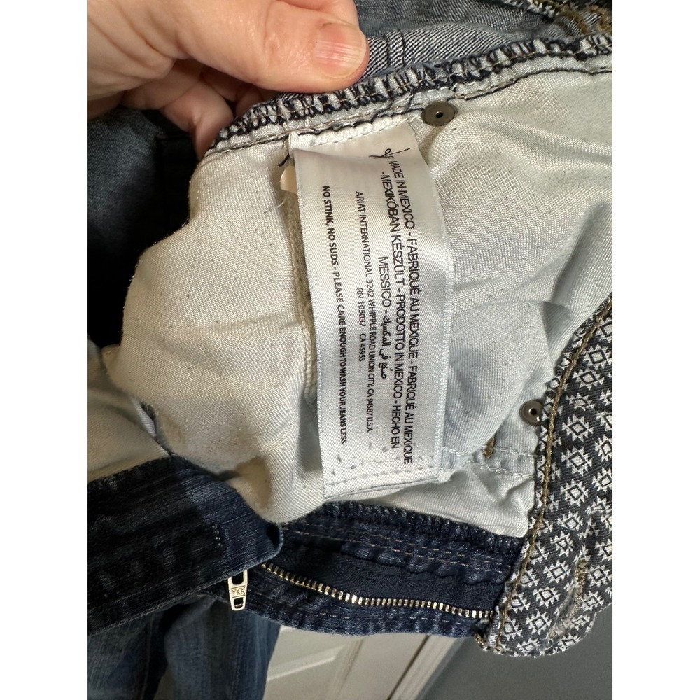 Ariat REAL Denim Perfect Rise Bootcut Jeans Dark Wash Womens 30S 30 Short - Picture 7 of 11